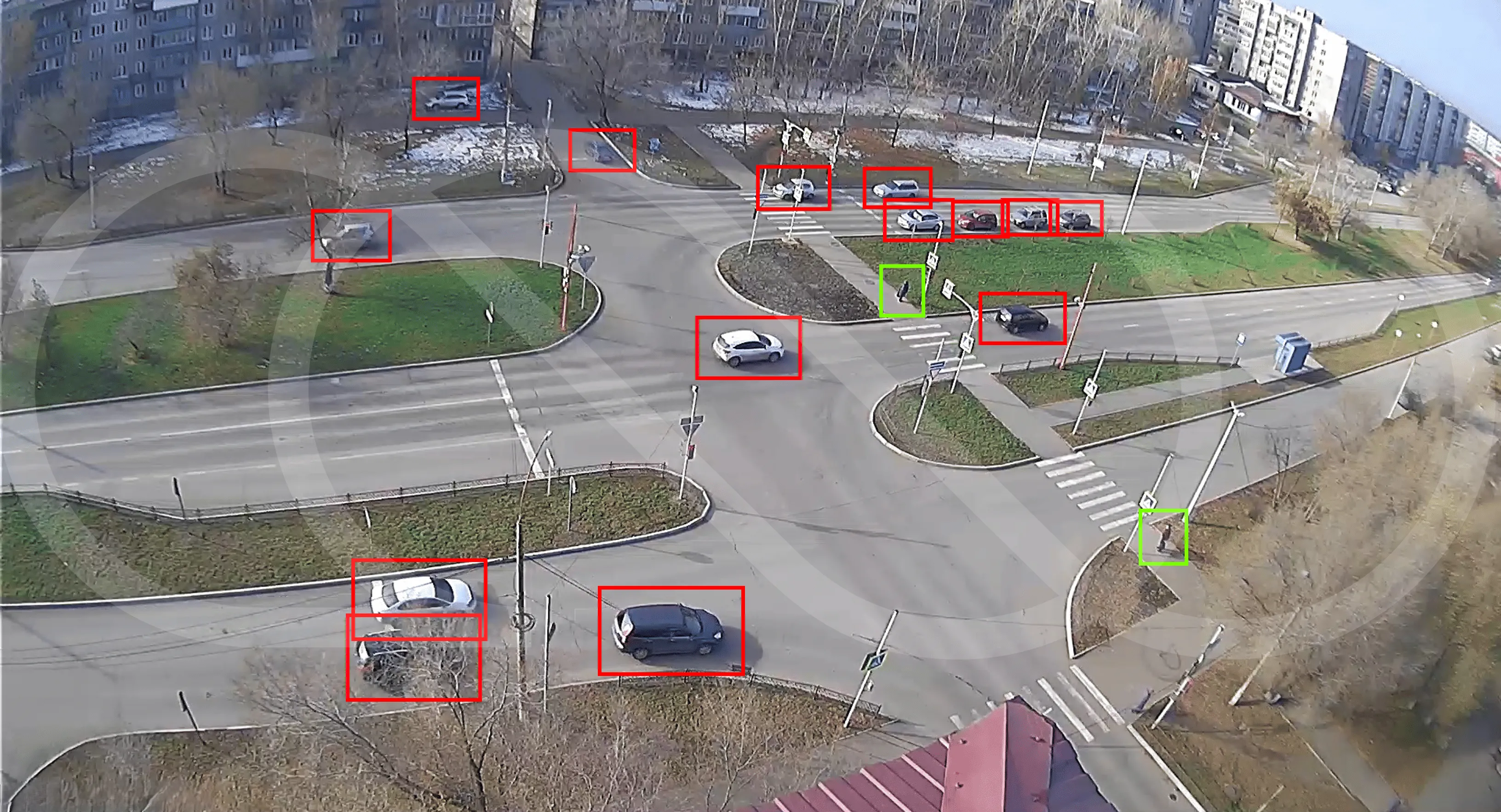 Vision‑панель для трафика авто и пешеходов